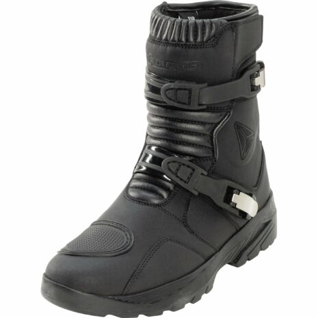 Pharao Robson WP Motorradstiefel kurz schwarz 44 Herren