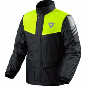 REV'IT! Nitric 3 H2O Regenjacke schwarz/neongelb M