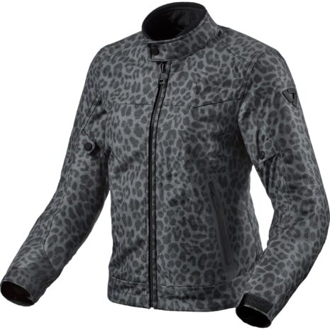 REV'IT! Shade H2O Damen Textiljacke leopard/dunkelgrau M Damen