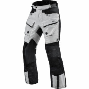 REV'IT! Defender 3 GTX Textilhose silber/schwarz M (kurz) Herren