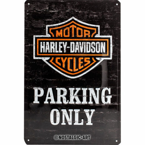 Nostalgic-Art Blechschild 20 x 30 cm Harley-Davidson Parking Only