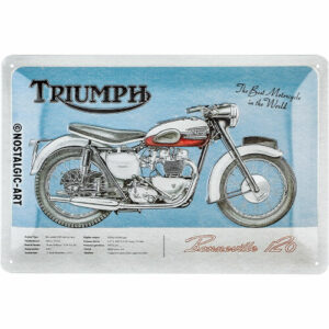 Nostalgic-Art Blechschild 20 x 30 cm Triumph - Bonneville