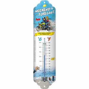 Nostalgic-Art Thermometer MOTOmania - Weekend Forecast