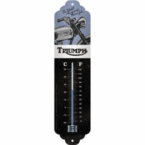 Nostalgic-Art Thermometer Triumph - Motorcycle blue