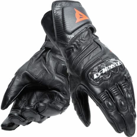 Dainese Carbon 4 Lederhandschuh lang schwarz M Herren