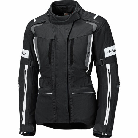 Held 4-Touring II Damen Textiljacke schwarz/weiß L Bauch Damen