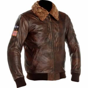 Richa Spitfire Lederjacke braun 58 Herren