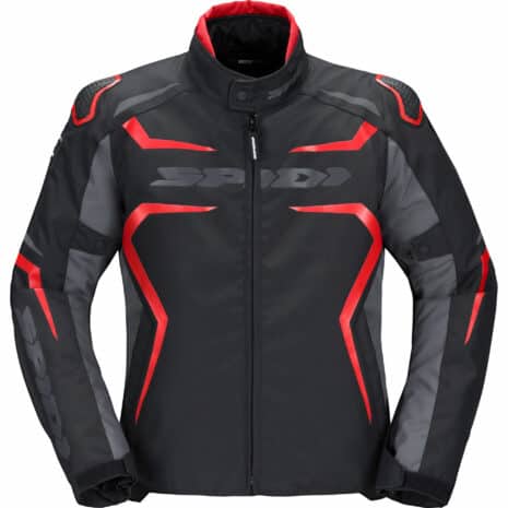 SPIDI Race-Evo H2Out Textiljacke schwarz/rot XL Herren