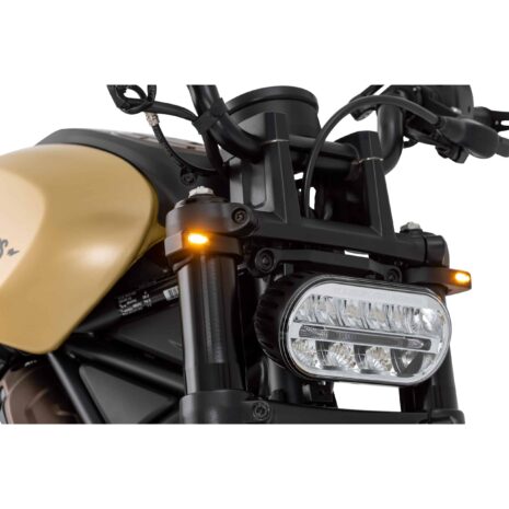 HeinzBikes LED Blinkerpaar ZC-Line Micro für Gabel 54-56mm schwarz