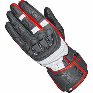 Held Revel 3.0 Lederhandschuh lang weiß/rot 9 Herren