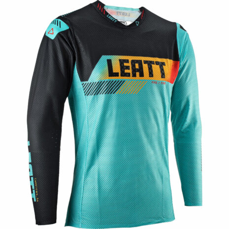 Leatt Jersey Moto 5.5 UltraWeld 23 türkis/schwarz/rot M Herren