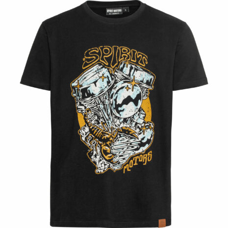 Spirit Motors Panhead Paul T-Shirt schwarz M Herren