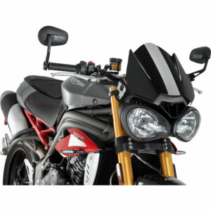 Puig Windschutzscheibe NG Sport schwarz für Street/Speed Triple