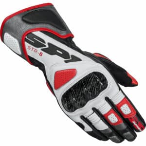 SPIDI STR-6 Lederhandschuh lang rot S Herren